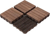 Yaheetech Patio Deck Tiles  12 x 12  Pack of 11