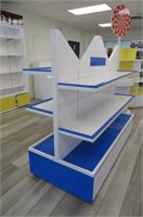 Double Sided Island Display Shelf with Lower
