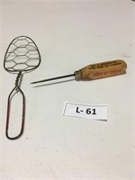 Vintage Ice Pick and Potato Masher