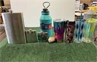 Miscellaneous cups and flasks