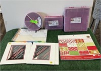 Organizer boxes with miscellaneous paper