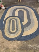 (2) Braided Area Rugs