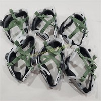 (6) Padded Fibre Metal Head Protection Swingstraps