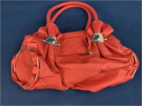 Cato Pink/Red handbag with black lining