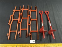Tie Out Stakes, Ext. Cord Minders