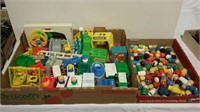 3 boxes of miscellaneous toys some are