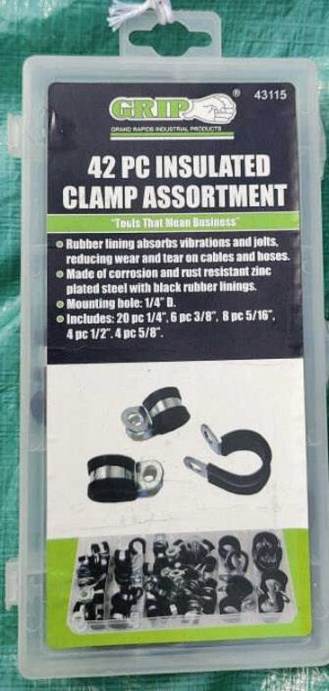 Assorted Insulated Clamps