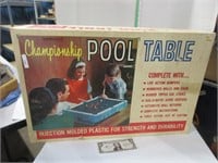 Vintage 1965 Transogram championship pool table