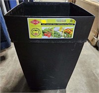 Planter Pot DCN 15" x 15" x 24"H Black