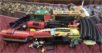 Lot of train parts and track