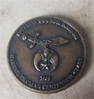 Harry's Truman Centennial Shriner Coin