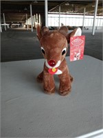 Rudolph the red-nosed reindeer stuffed animal