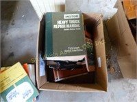 Box Of Service Manuals Case, Deutz, Truck Repair