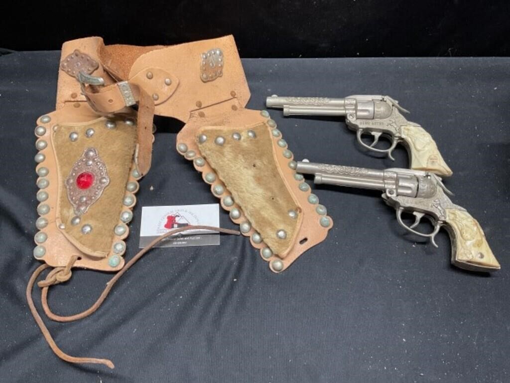 Gene Autry Double Holster Cap Guns