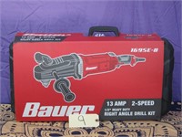 New Bauer 1695E-B 2-Speed 1/2" Right Angle Drill
