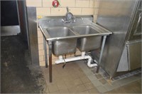 Large 2- Compartment Sink