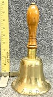 Brass Hand Bell, 5" dia., Copy of a WW2 Air Raid