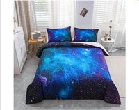 New (Size 150x210 cm) Galaxy Bedding Set Girls