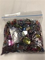 Lot of multicolor plastic beads