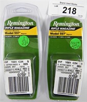 Lot of 2 Factory Remington Model 597 Magnum Mags