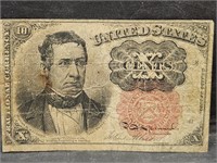 1863 US 10 Cent $5 Fractional Note