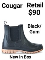 NEW Ladies Storm By Cougar Rain Boots Size 8 $90
