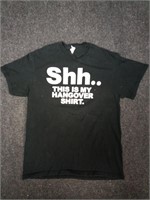 My hangover shirt, adult size large