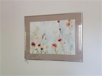 Floral Wall Art Piece Signed