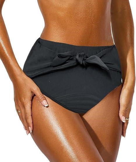 NLAND Women's High Cut High Waisted Bikini