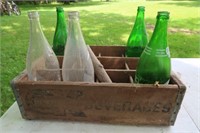 Kecks Wo0d Beverage Crate w/Bottles