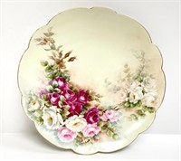 Limoges Charger Handpainted by Margaret Chappelle