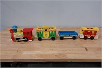 Vintage Fisher Price Circus Train Set