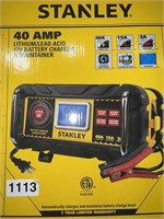 STANLEY BATTERY CHARGER MAINTAINER RETAIL $100