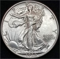 1936-P Walking Liberty Silver Half Dollar BU