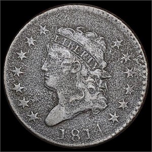 1814 Pln 4 S - 295 Classic Head Large Cent