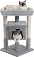 PEQULTI Small Cat Tree for Kitten & Medium Size Ca