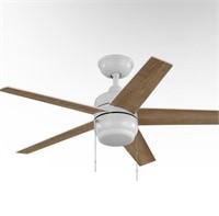 44 in. LED Indoor/Outdoor White Ceiling Fan