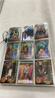 Assorted basketball cards 12 sheets