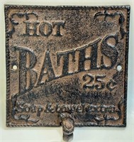 GOOD HOT BATHS CAST METAL WALL HOOK