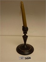 Decorated Wooden Candle Stand