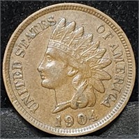 1904 Indian Head Cent, High Grade
