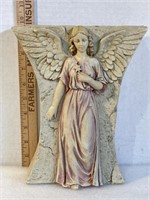 Angel yard statue/candle holder