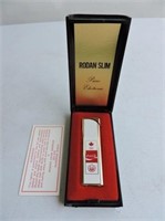 Rodan Slim Coca-Cola Olympic Lighter, Original Box