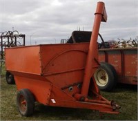 Orange Auger Wagon