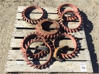 Pallet of (7) Ring Roller RIngs