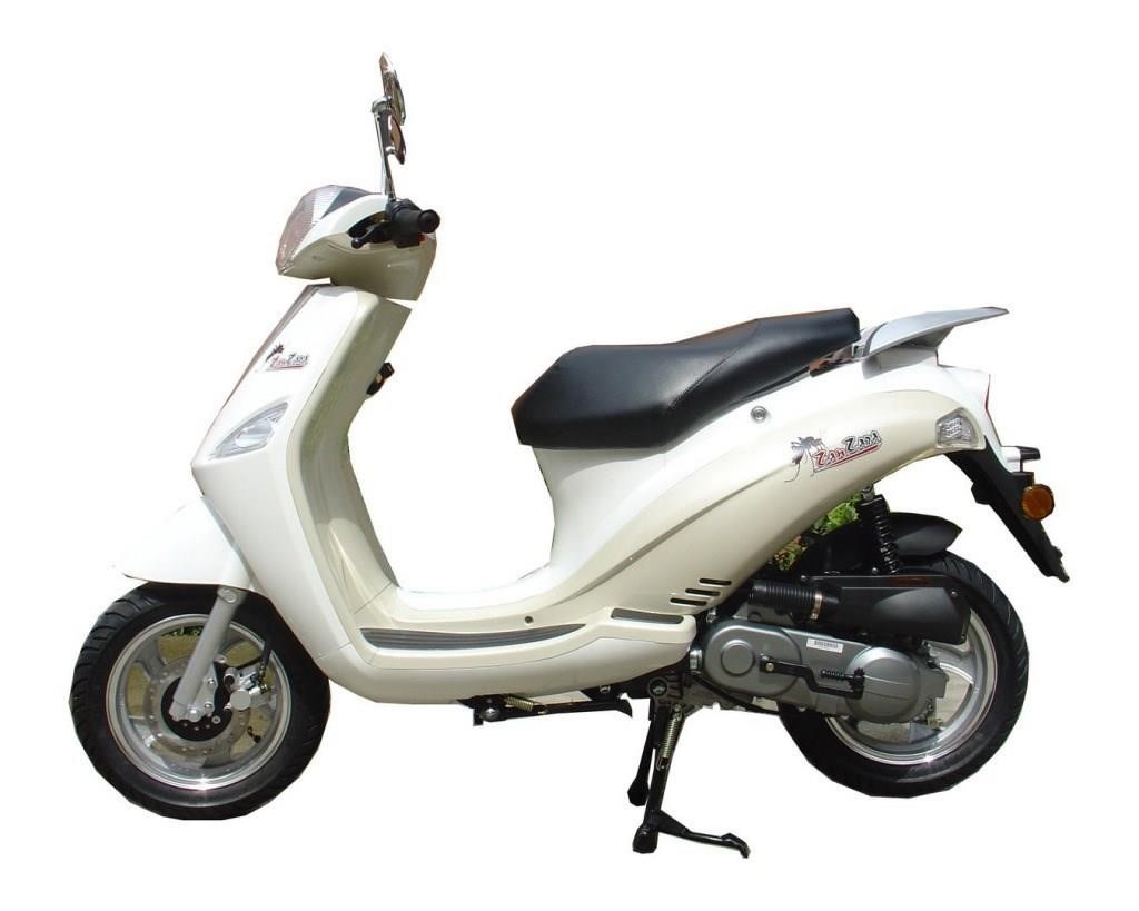 45 km. Retro-scooter RMC Zara, hvid | A/S