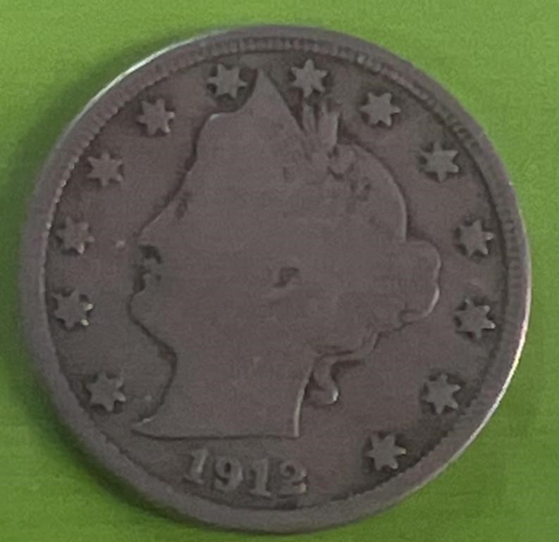 1912 D  V-Nickel