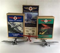 Wings of Texaco Collector Airplanes, Lot of 3