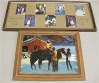 Western Print & Dallas Cowboy Cheerleader Cards