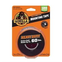 Gorilla Double Sided 1 in. W X 120 in. L Mounting